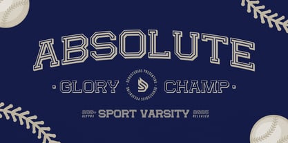 Absolute Glory Champ Font Poster 1