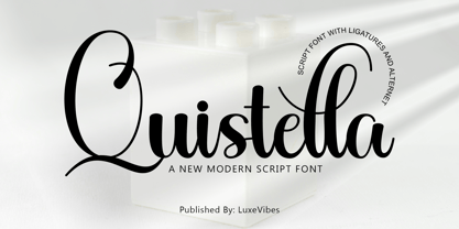 Quistella Font Poster 1