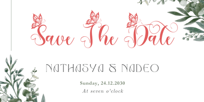 Belanie Lovely Font Poster 3