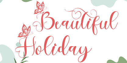 Belanie Lovely Font Poster 2