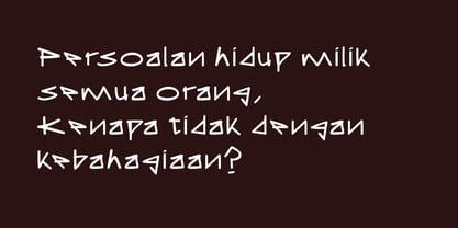 Berandal Font Poster 4