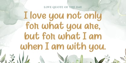 Heart Flowers Font Poster 8