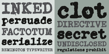 Remifive Font Poster 3