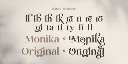 Mirado Font Poster 8