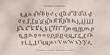 Mirado Font Poster 9