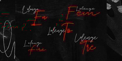 Lolenge Font Poster 2