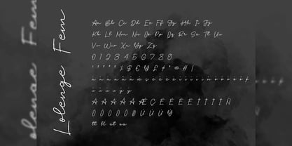 Lolenge Font Poster 7