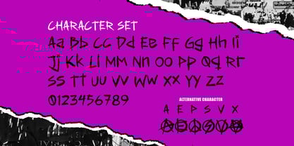 Wasted Punk Font Poster 5