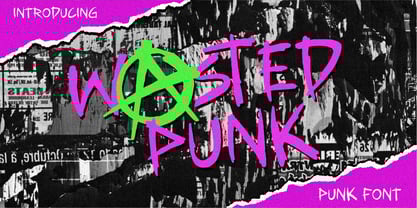 Wasted Punk Font Poster 1