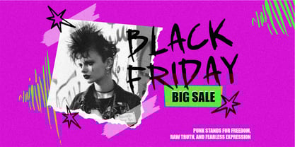 Wasted Punk Font Poster 3