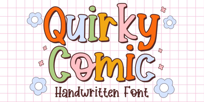 Quirky Comic Font Poster 1