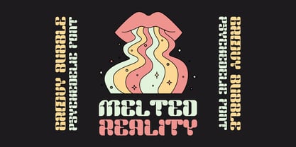 Groovy Bubble Font Poster 3