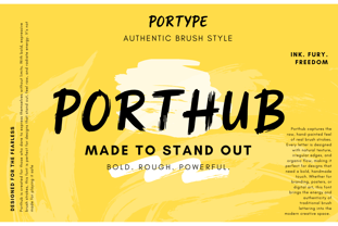 Porthub Font Poster 1