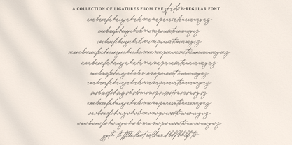 Artsn Script Pro Font Poster 5