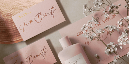 Artsn Script Pro Font Poster 10