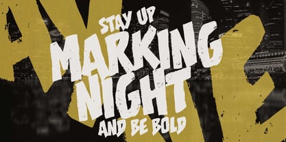 Half Awake Font Poster 2