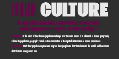 New Genuine Font Poster 3