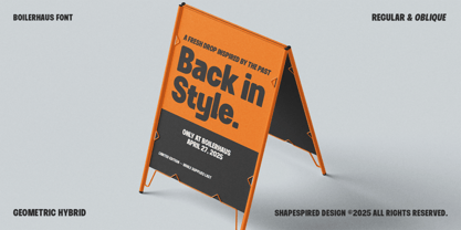 Boilerhaus Font Poster 10