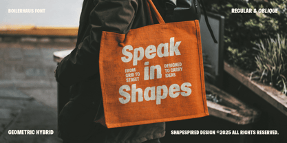 Boilerhaus Font Poster 12