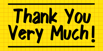 Handwriting Marker Font Poster 5