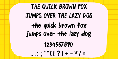 Handwriting Marker Font Poster 4