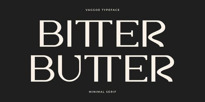 Vaggoe Font Poster 9