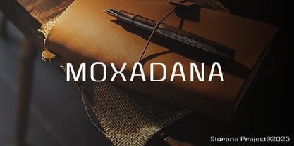 Moxadana Font Poster 1