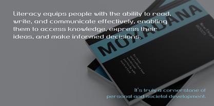 Moxadana Font Poster 5