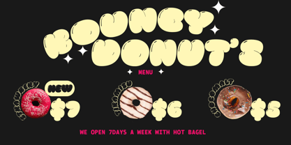 Pluffy Loon Font Poster 9