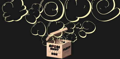 Pluffy Loon Font Poster 6