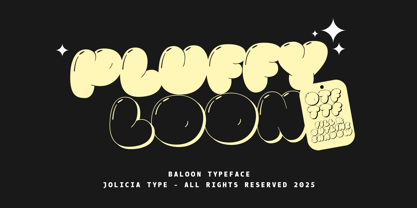 Pluffy Loon Font Poster 1