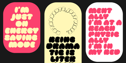 Pluffy Loon Font Poster 10