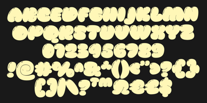 Pluffy Loon Font Poster 5