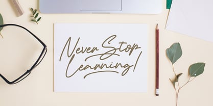 Artemay Bright Font Poster 5