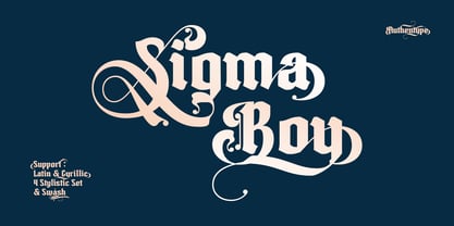 Sigma Boy Font Poster 1