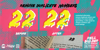 Hell Builder Font Poster 4