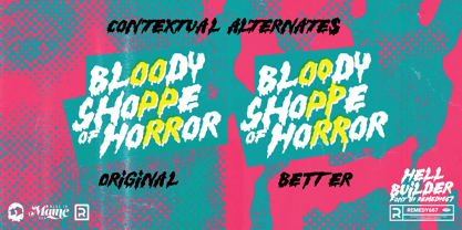 Hell Builder Font Poster 3