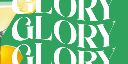 Glory Sugar Font Poster 7