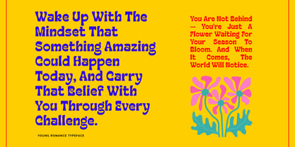 Young Romance Font Poster 2