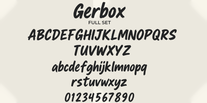 Gerbox Font Poster 6