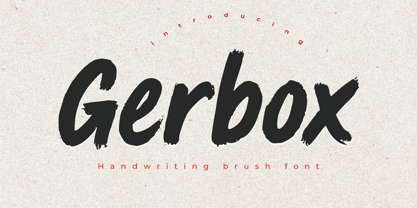 Gerbox Font Poster 1