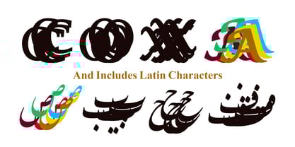 SiahMashq Font Poster 3