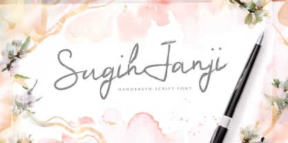 Sugih Janji Font Poster 1