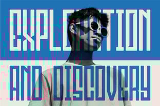 Lumined Font Poster 6