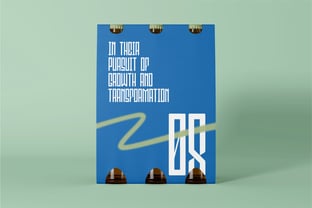 Lumined Font Poster 4