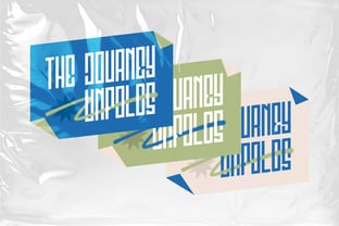 Lumined Font Poster 3