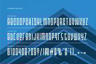 Lumined Font Poster 2