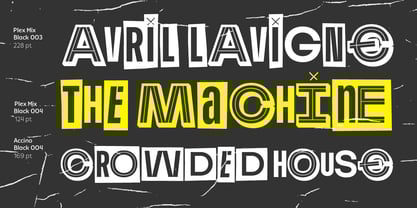 Plex Mix Font Poster 2