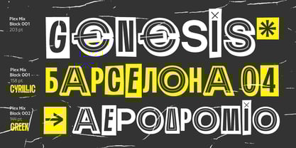 Plex Mix Font Poster 9