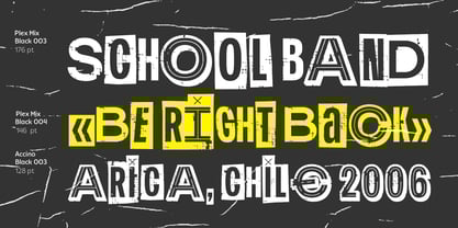 Plex Mix Font Poster 15